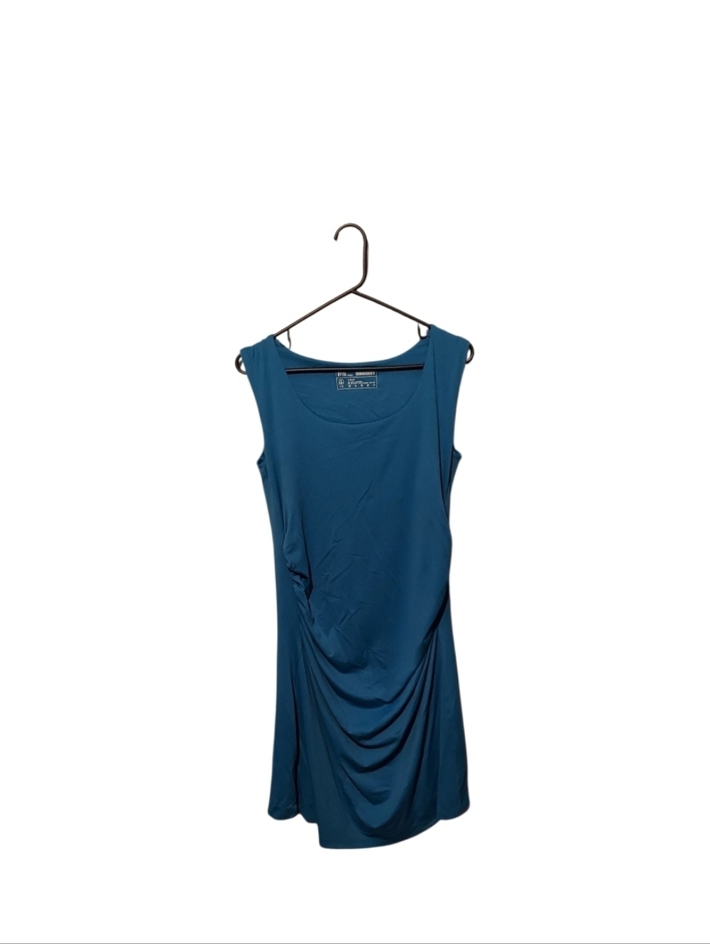 Fig Ocean Dress Sleeveless Large Blue Stretch Outdoor Country Club Sporty Active